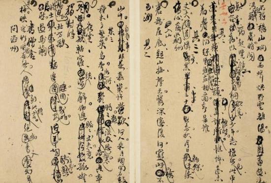 王铎《行书诗文稿》，成交价：655.5万元，图片来源：中国嘉德