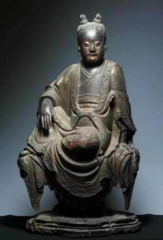 明 木胎髹漆紫阳真人