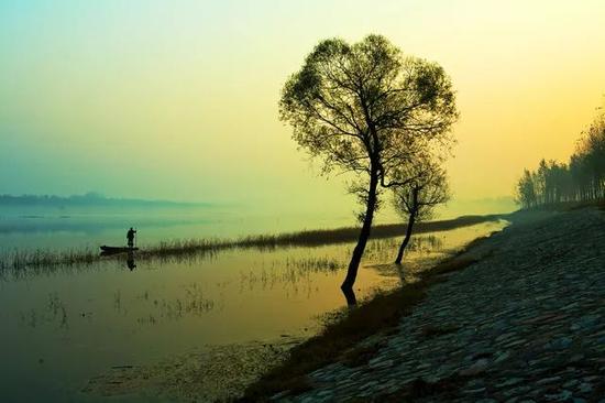 黄河故道·秋摄于2010年10月