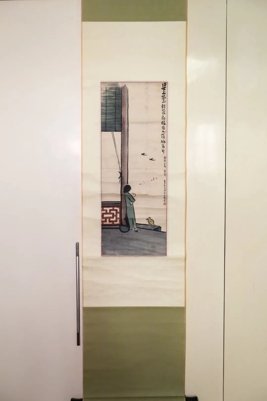 《梁上燕 轻罗扇 好风又落桃花片》&nbsp;丰子恺