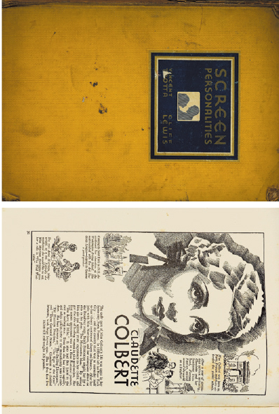 1933年纽约出版好莱坞《银幕人物》画册一册