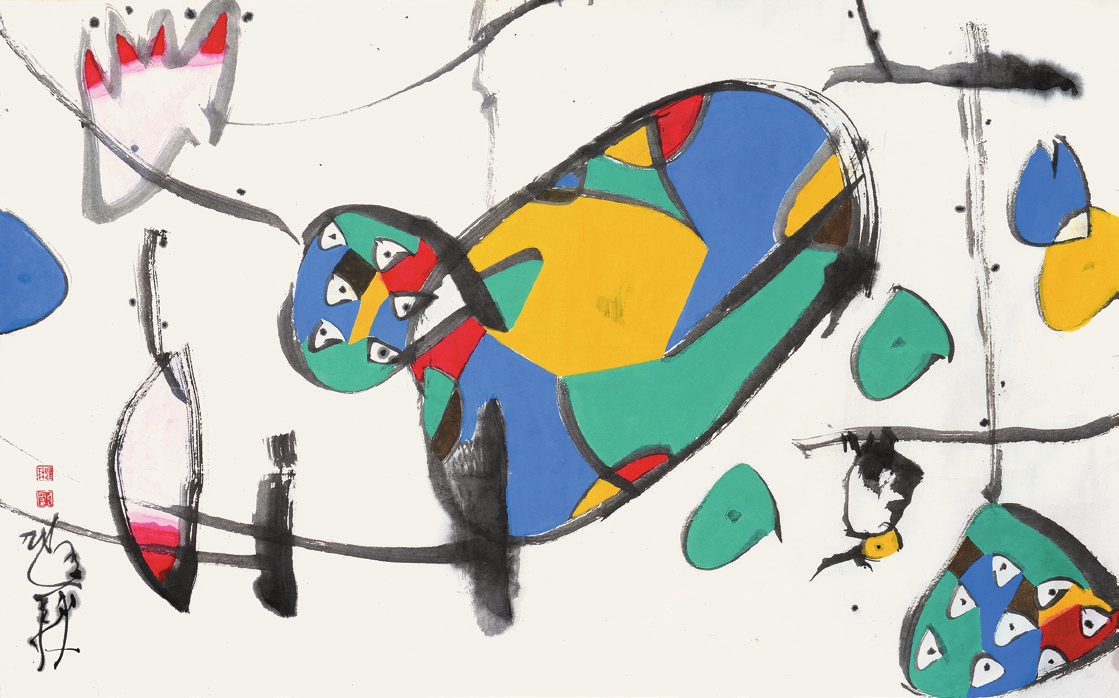 张桂铭 画作 画心