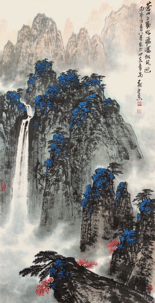 魏紫熙 山水 立轴