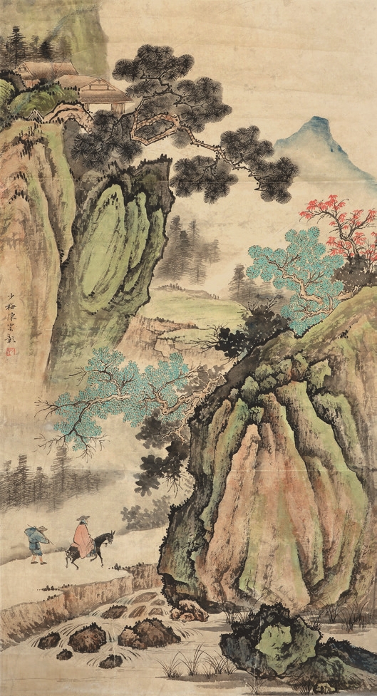 陈少梅 山水 立轴