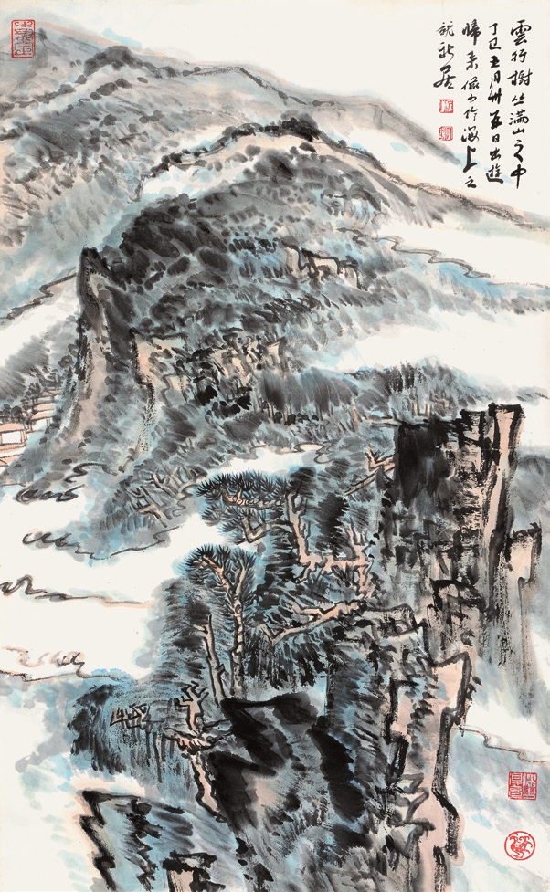 陆俨少 山水 立轴