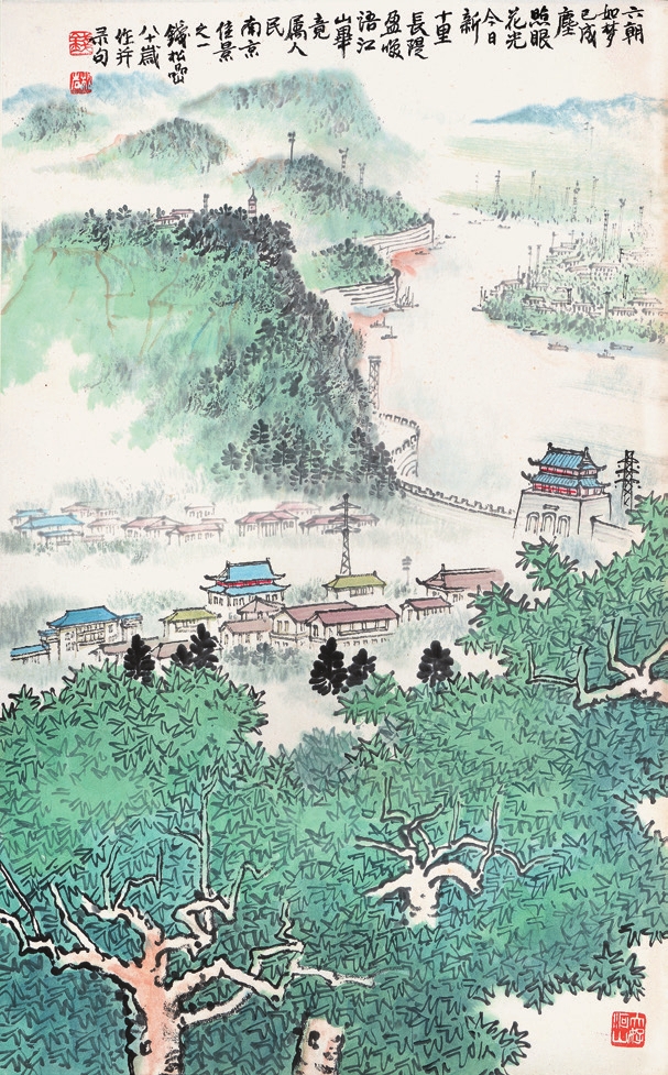 钱松嵒 山水 纸轴