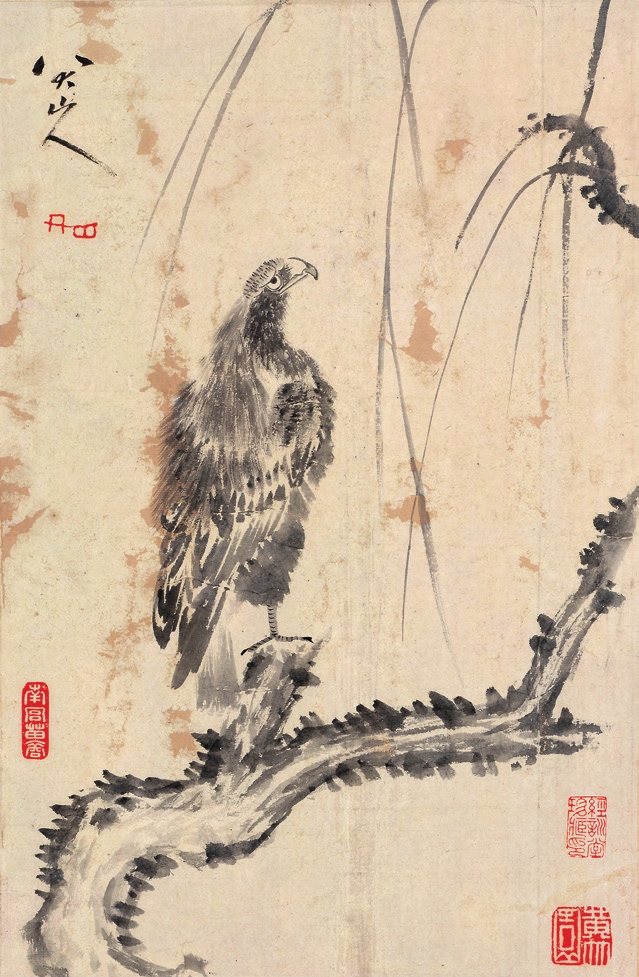 八大山人 花鸟 纸轴