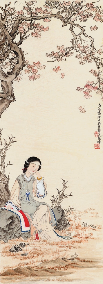 徐操 人物 纸轴