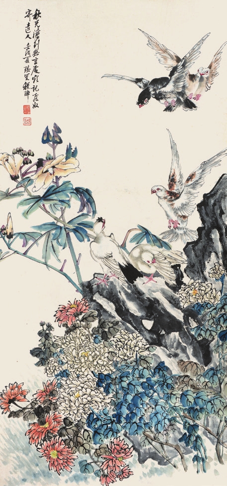 程章 和平鸽 纸轴