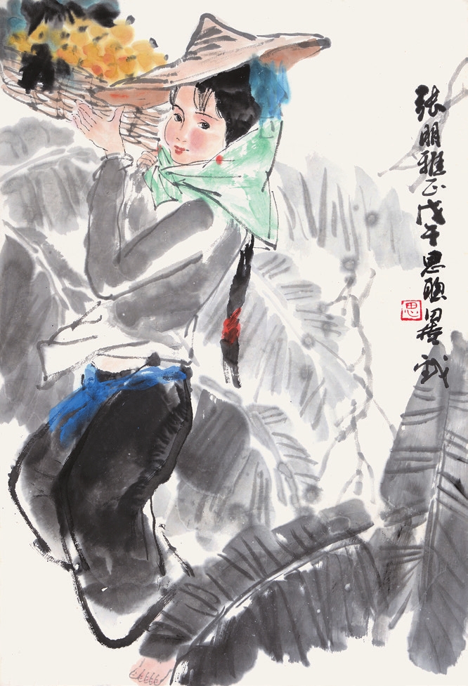 周思聪 人物 纸轴