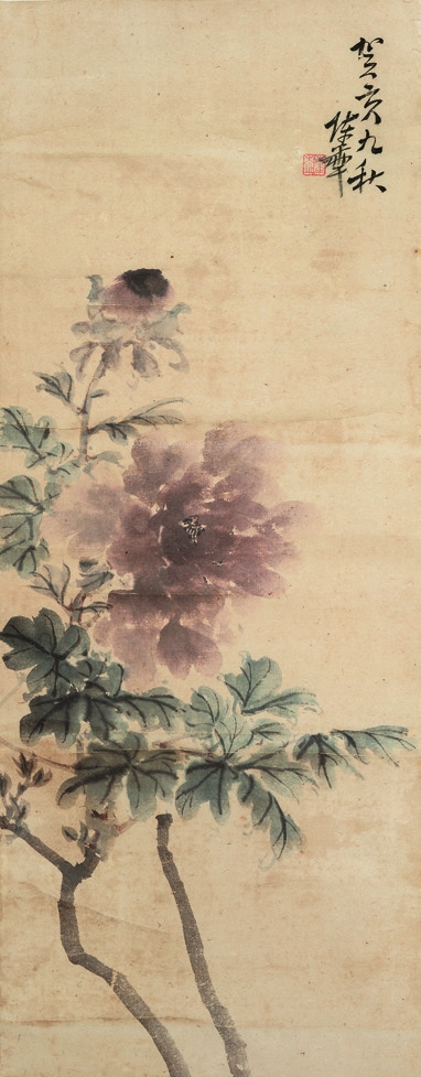 陈半丁 花卉 立轴