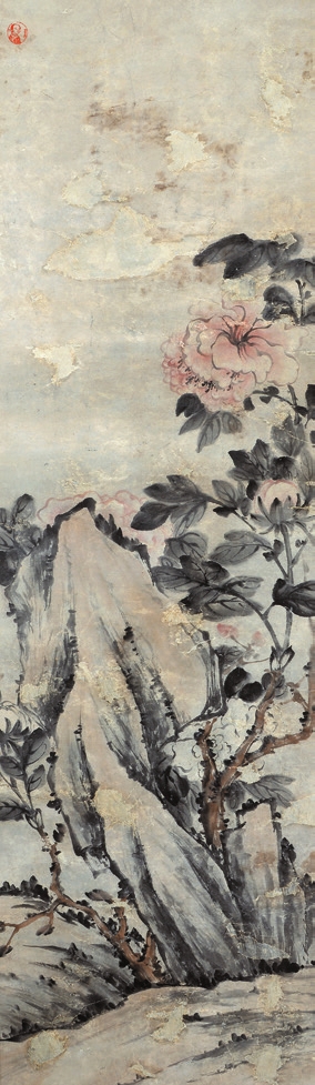 佚名 花卉 纸轴