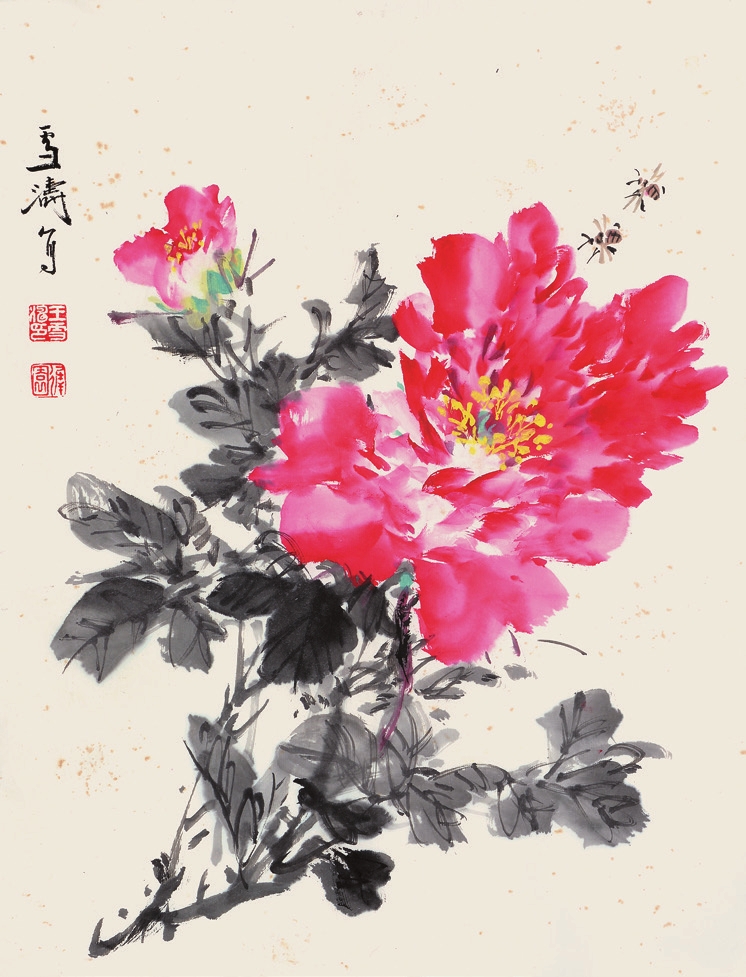 王雪涛 花卉 纸轴