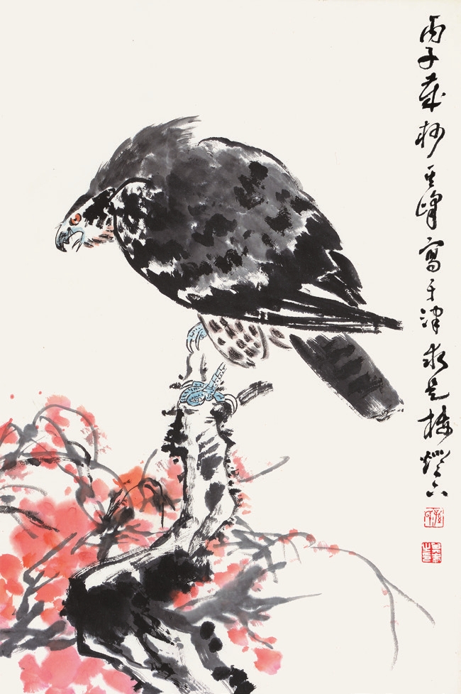 孙其峰 鹰 纸轴