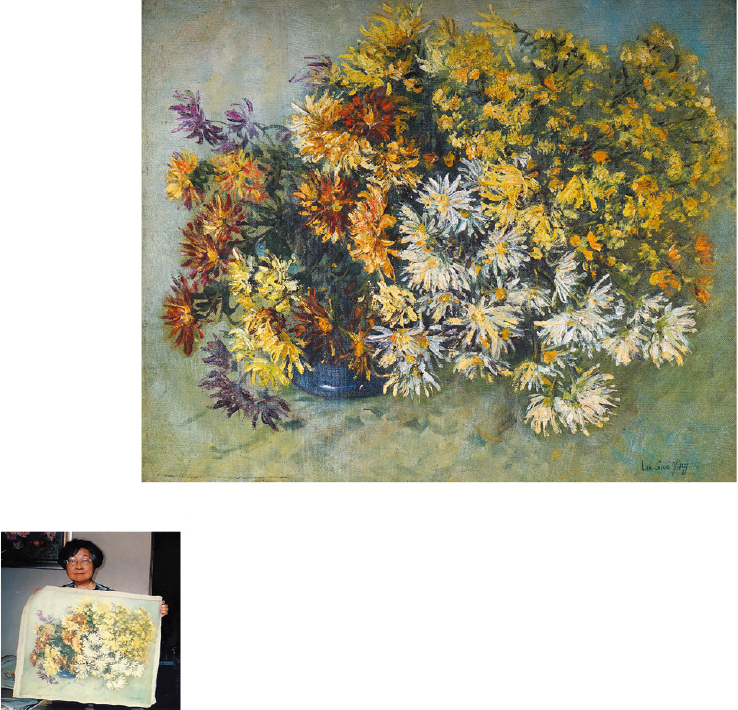 陆国英 菊花（得自本人，附合照）