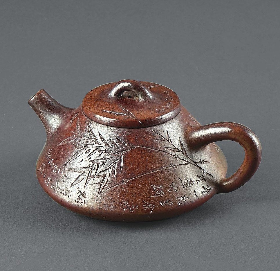 清·吉壶款紫砂壶一把