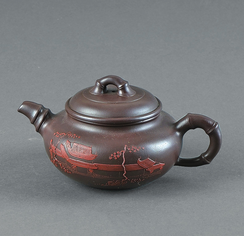 朱解君紫砂壶一把