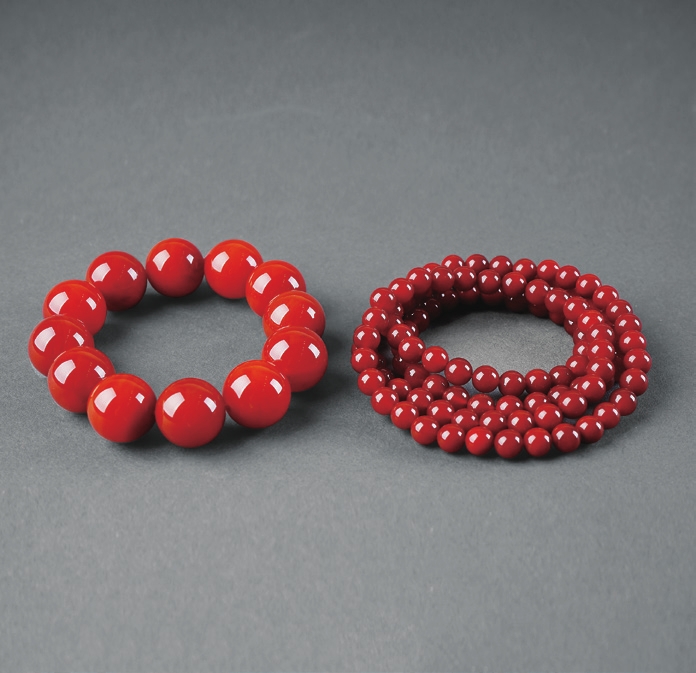 南红玛瑙手串一组2件
