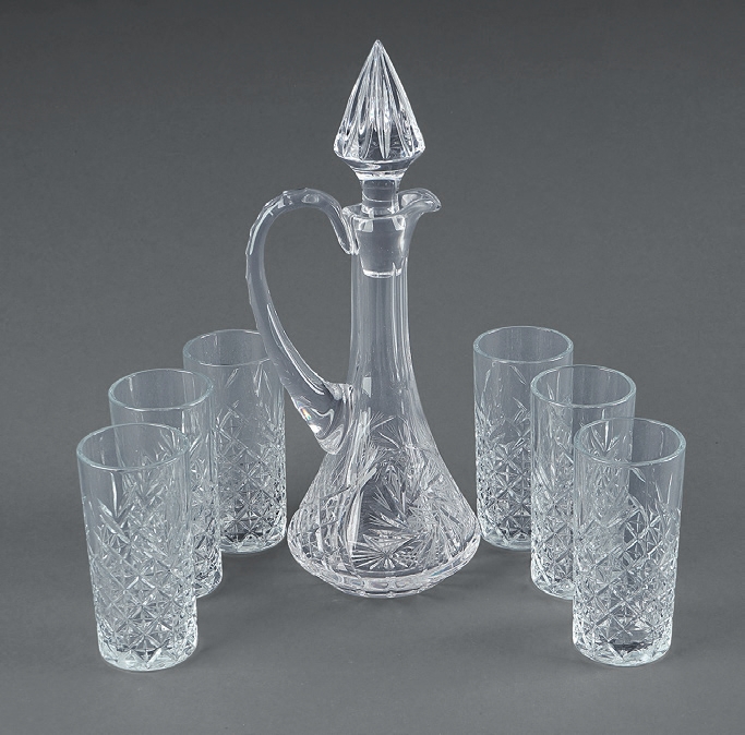 捷克车料茶具一套7件