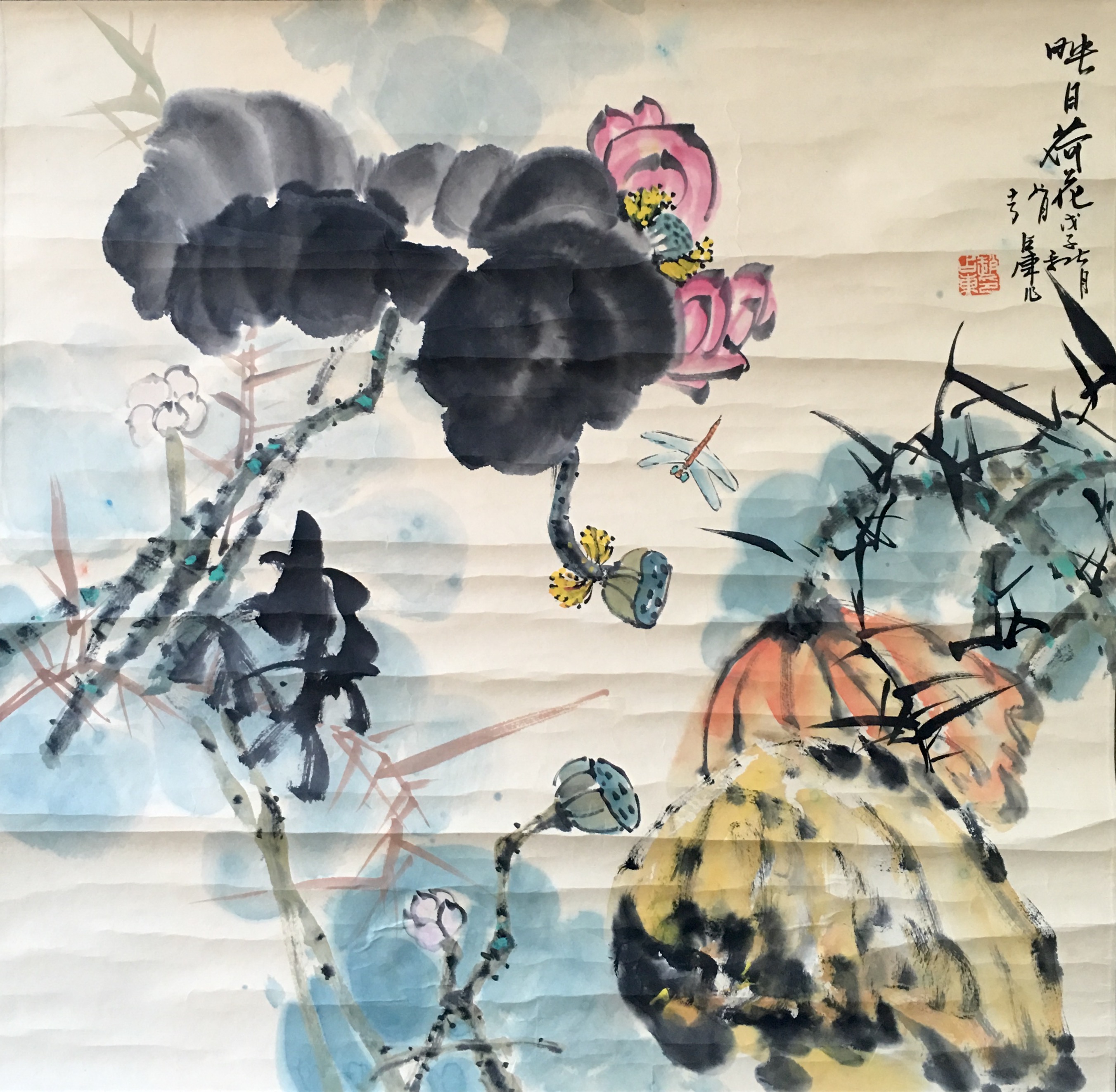 《花鸟》立轴-＂大匠艺魂＂2019迎新艺术品拍卖