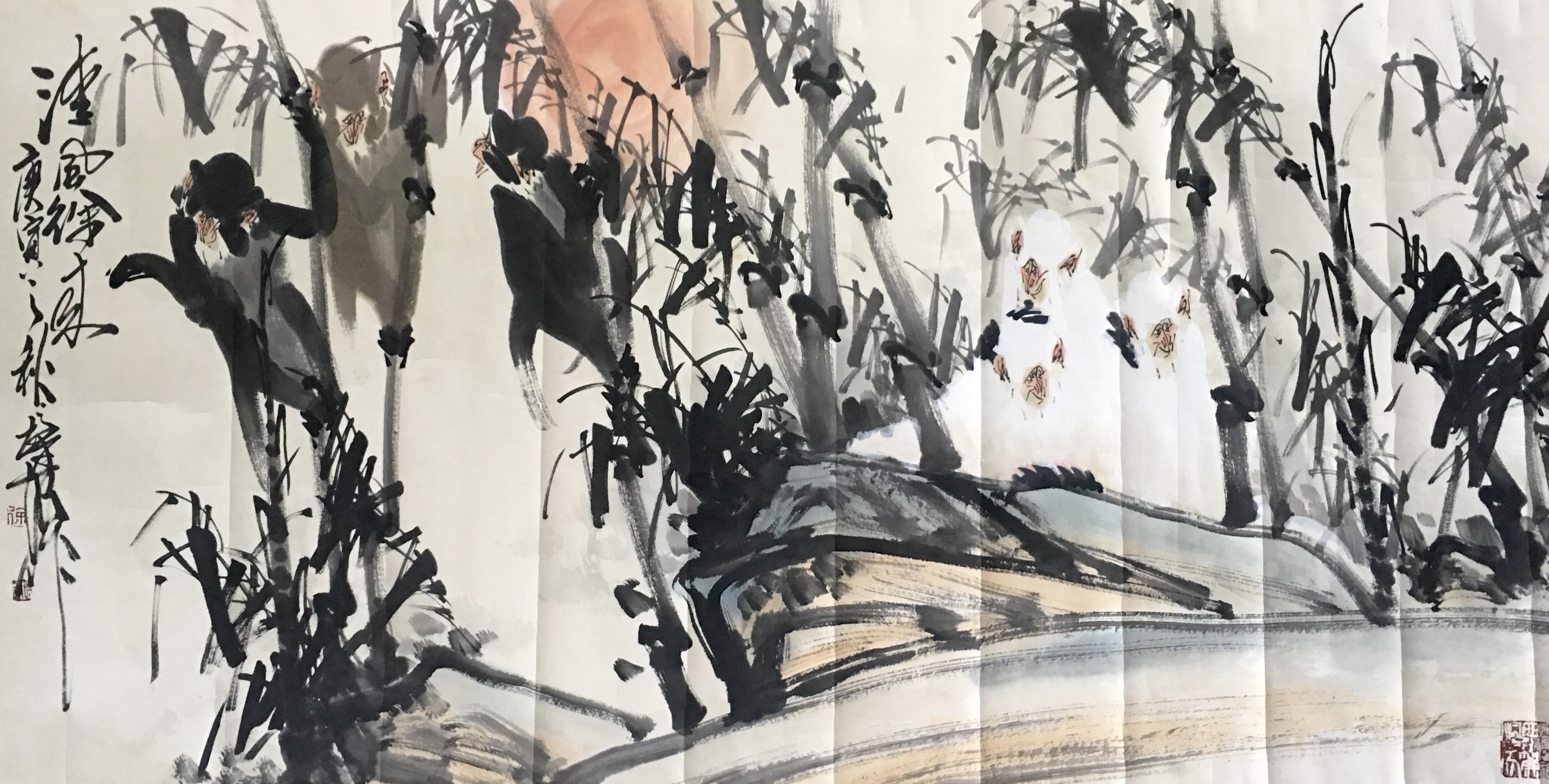 《花鸟》横轴-＂大匠艺魂＂2019迎新艺术品拍卖