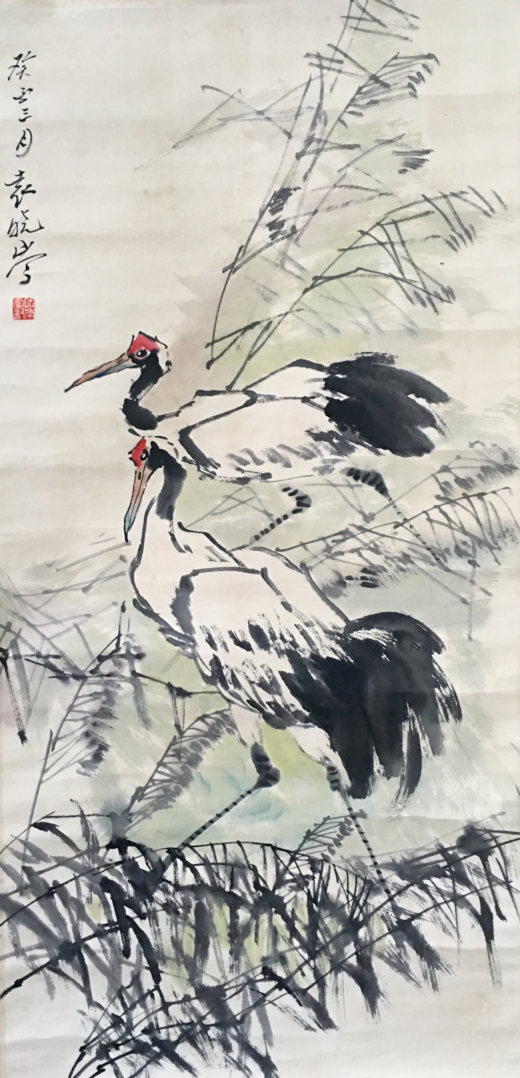 《花鸟》立轴-＂大匠艺魂＂2019迎新艺术品拍卖