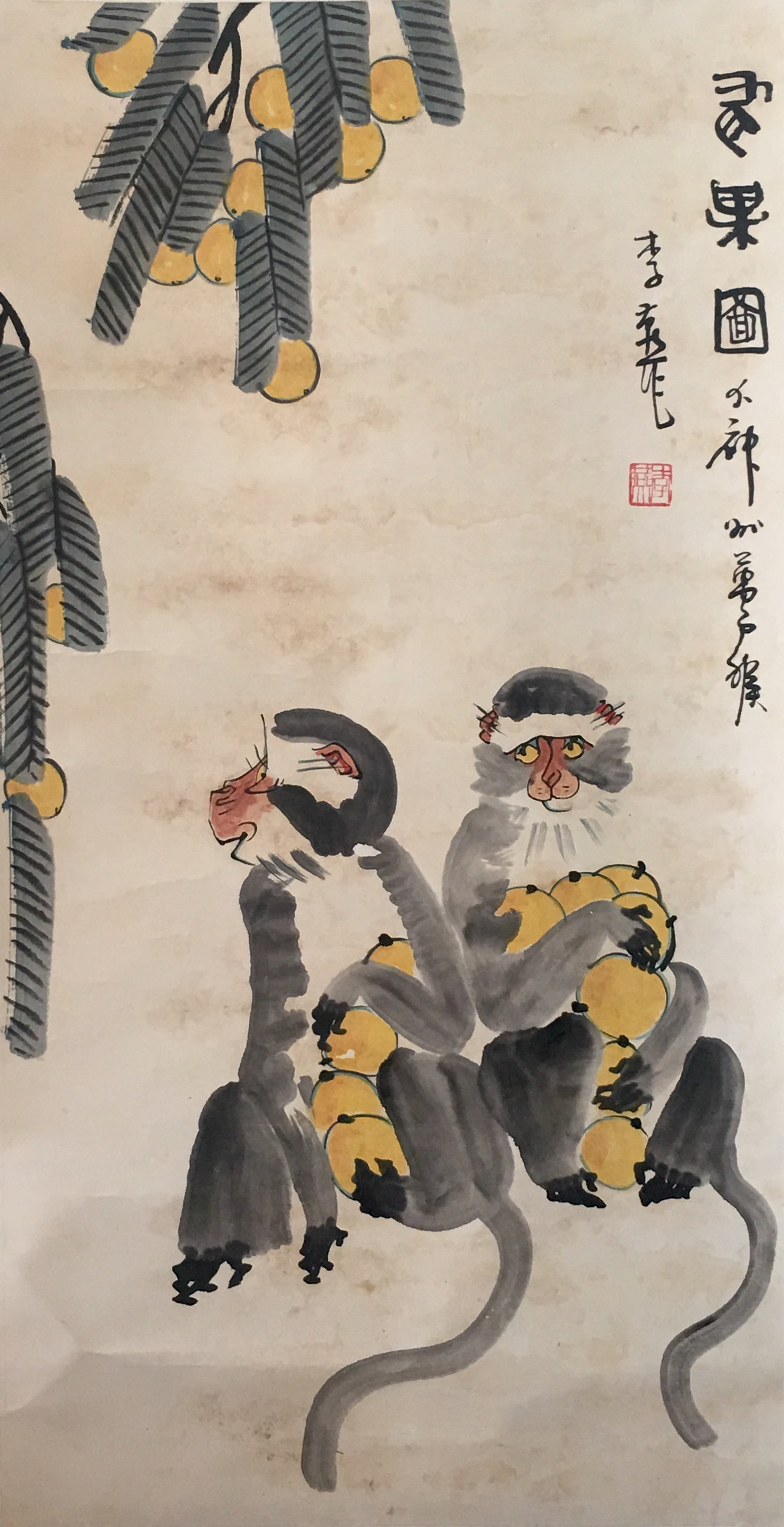 《花鸟》立轴-＂大匠艺魂＂2019迎新艺术品拍卖