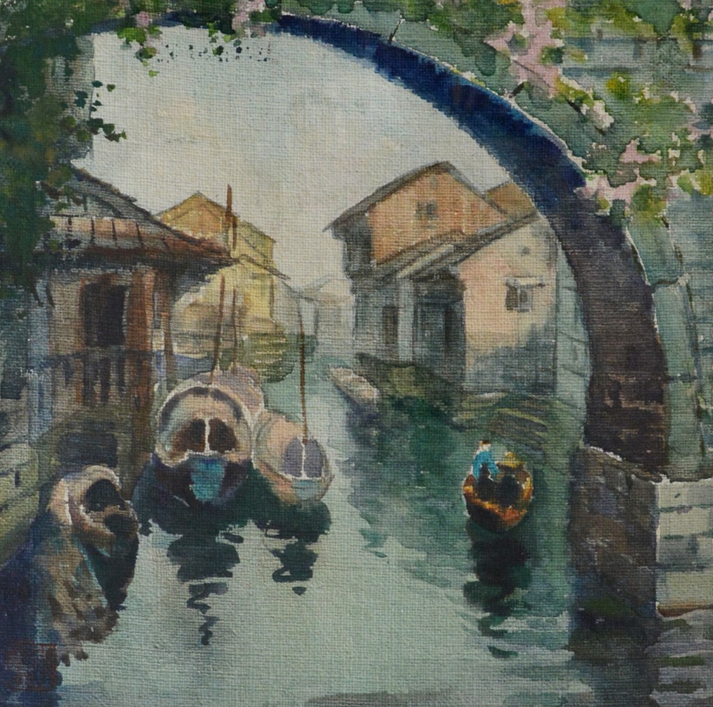 李剑晨  水彩风景  