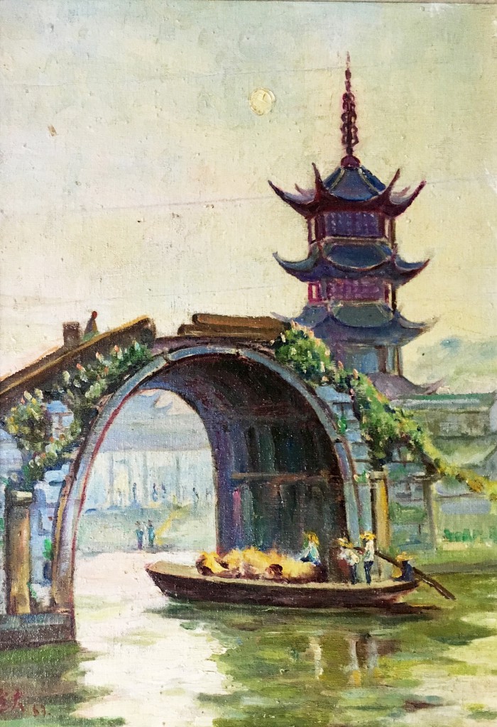 秦宣夫  油画风景   