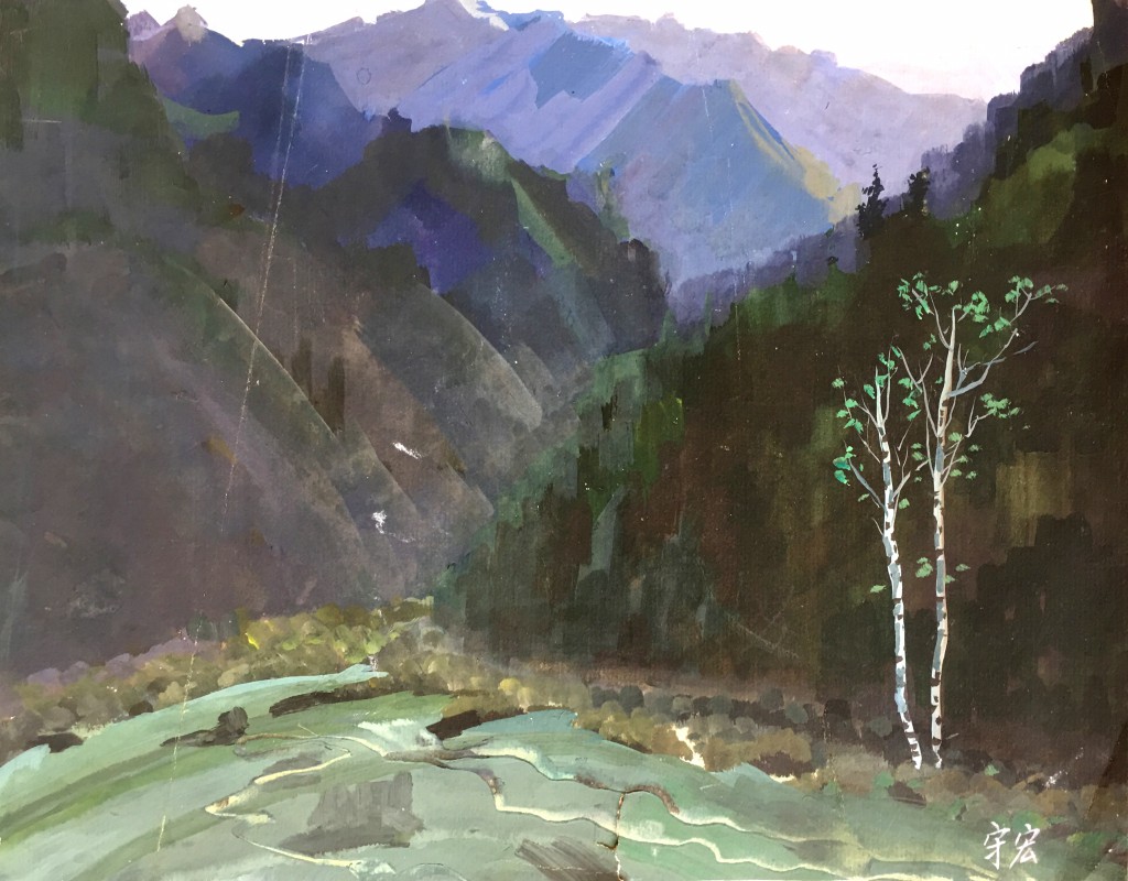 宋守宏   风景水粉