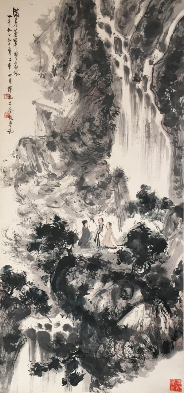 傅抱石  山水