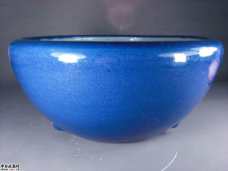 清嘉道霁蓝炉式大洗