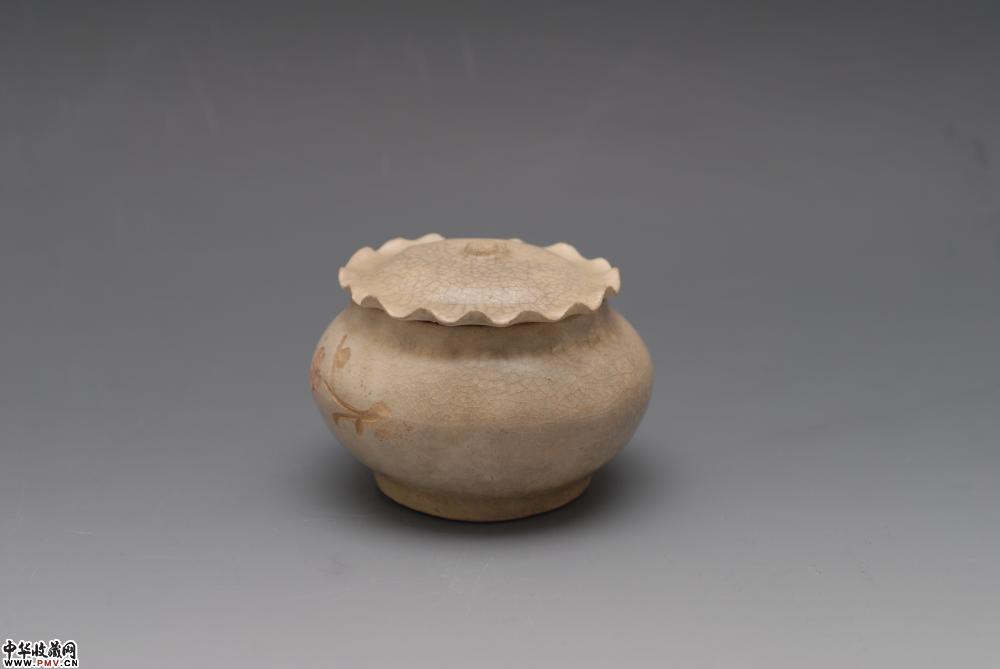 宋越窑影青粉盒