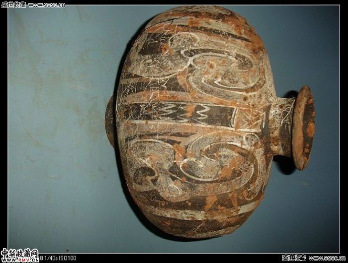 秦汉茧型彩陶壶《已售》 藏家展厅收藏资讯|艺术家|书画家|书画名人