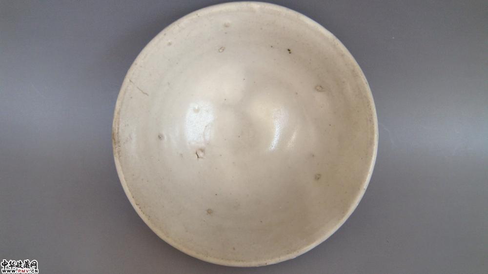 唐玉璧底白釉盏 唐玉璧底白釉盏
