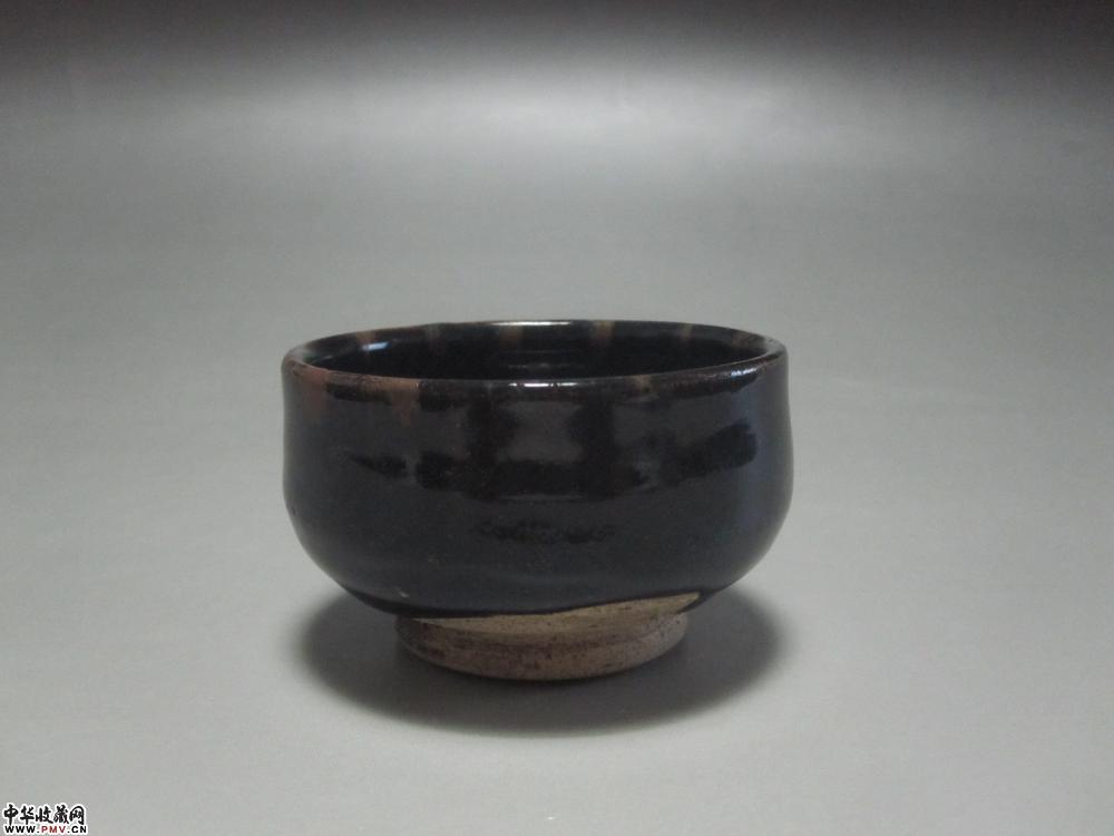 宋元黑油褐彩碗 宋元黑油褐彩碗