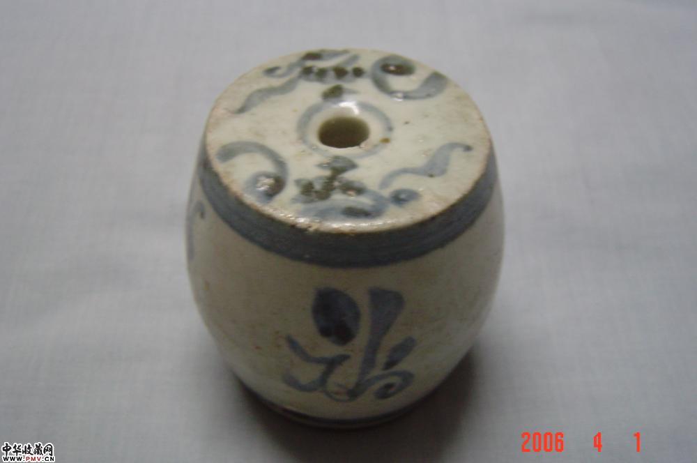 清青花福字纹花插