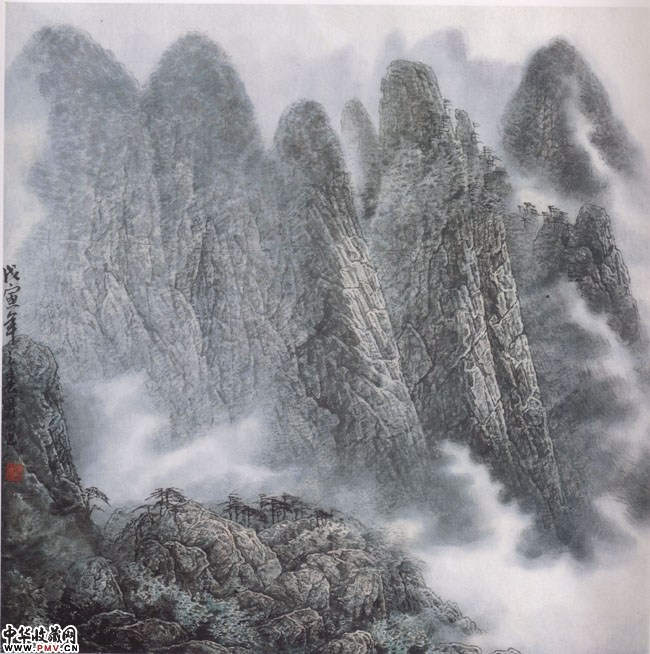 群峰挺立