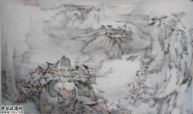 青山烟霭