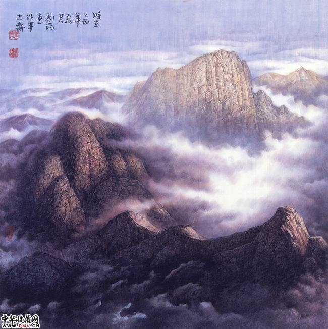 泰山夕照