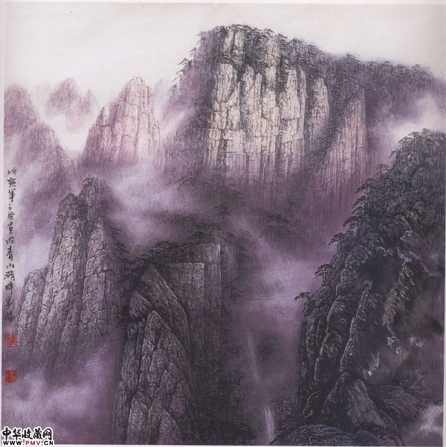 雾绕峰隐