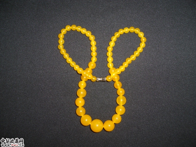 黄翡翠珠链
