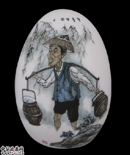 卖放鱼H30CM，作者：徐建