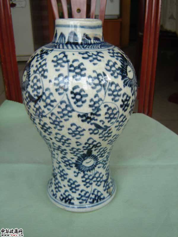 清早期青花梅瓶