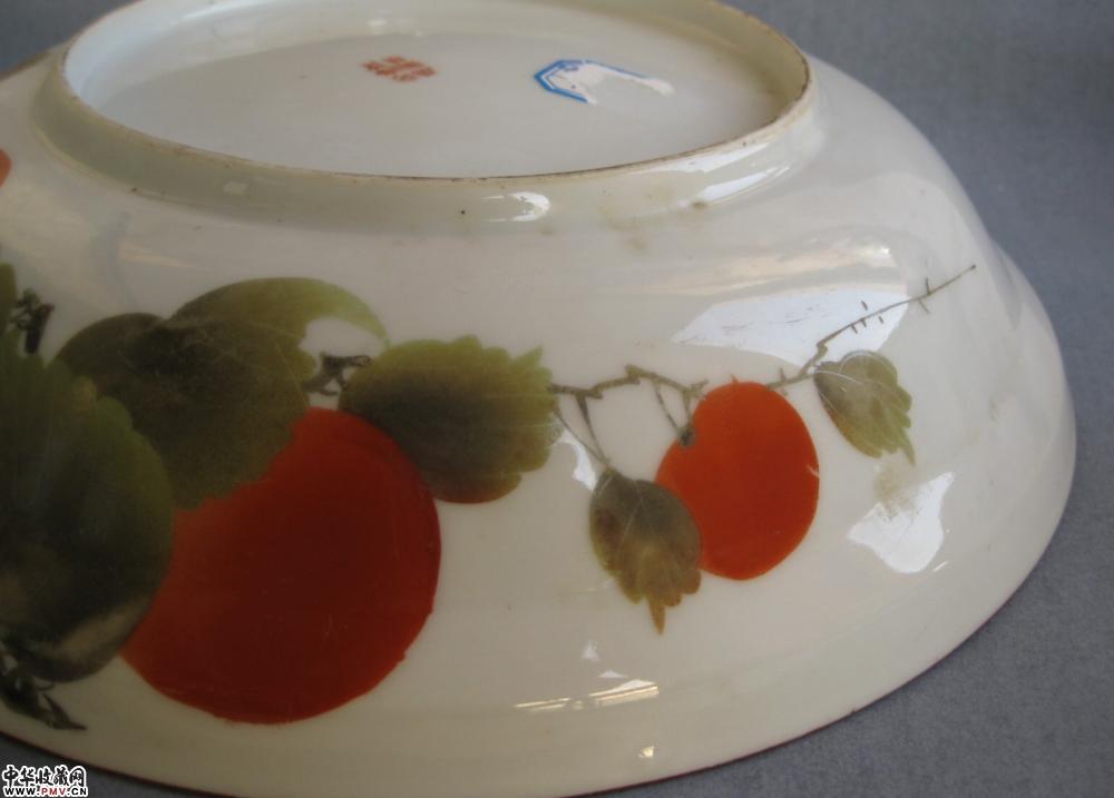 民国江西瓷业公司款25.2公分粉彩大碗一只藏家展厅收藏资讯|艺术家|书画 