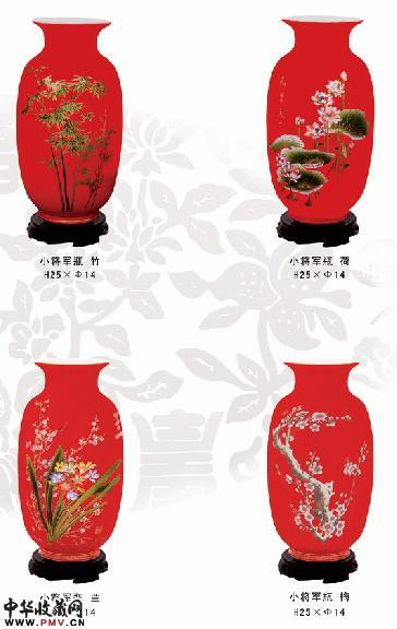 画册图片下载中国红瓷系列P10页小将军瓶系列产品说明及价格