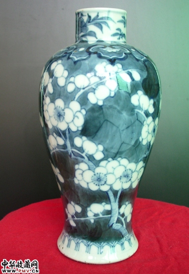 清*光绪青花冰梅瓶(已交流) 清*光绪青花冰梅瓶(已交流)