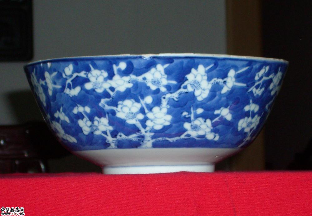 清*青花冰梅大碗 清*青花冰梅大碗
