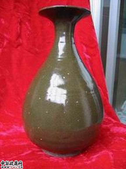 元 茶末叶釉玉壶春瓶 元 茶末叶釉玉壶春瓶