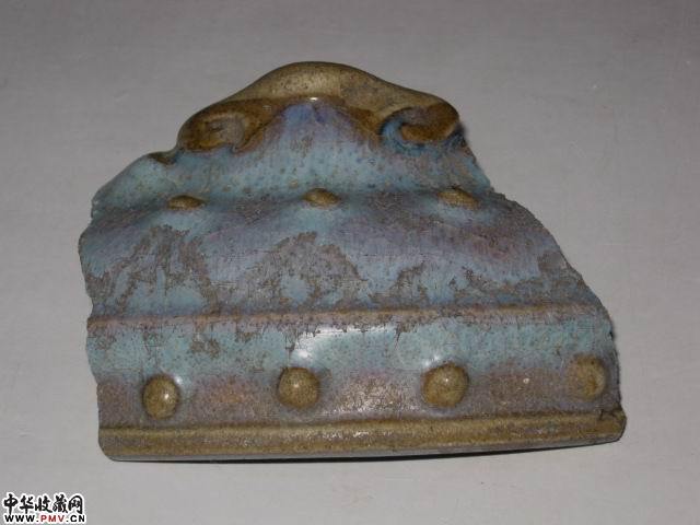 北宋神垕窑官钧古丁洗兽足瓷片